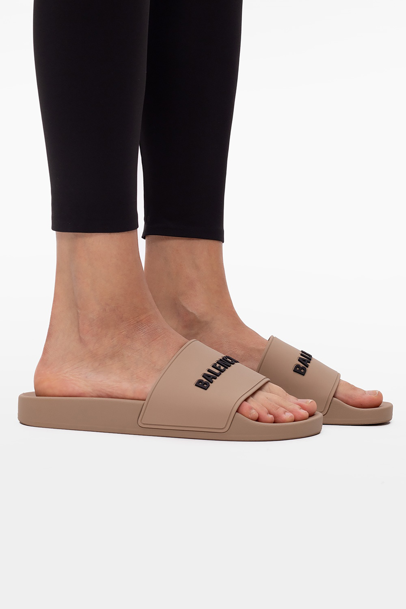 Balenciaga slides nude new arrivals